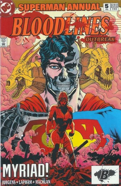 Superman, Vol. 2 Annual Bloodlines - Myriad |  Issue#5A | Year:1993 | Series: Superman | Pub: DC Comics |