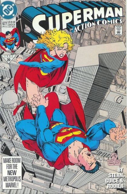 Action Comics, Vol. 1 ...In Love And War! |  Issue#677A | Year:1992 | Series:  | Pub: DC Comics | Direct Edition