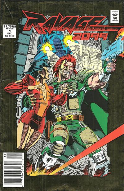 Ravage 2099  |  Issue#1B | Year:1992 | Series: Ravage | Pub: Marvel Comics | Newsstand Edition