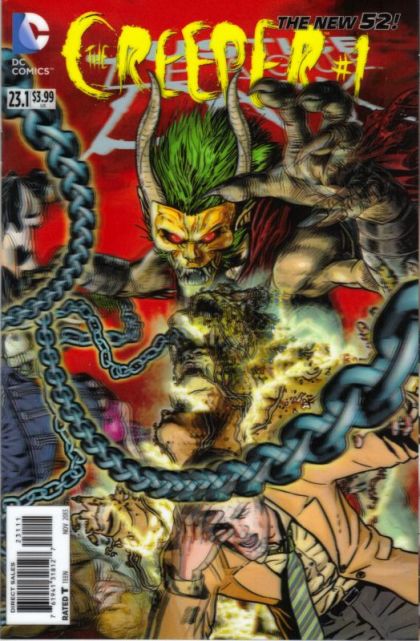 Justice League Dark, Vol. 1 Forever Evil - Creeper: Twisted |  Issue#23.1A | Year:2013 | Series: Justice League | Pub: DC Comics | 3D Cover