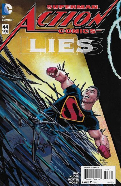 Action Comics, Vol. 2 Hard Truth, Part Four |  Issue#44A | Year:2015 | Series: Superman | Pub: DC Comics | Aaron Kuder Regular Cover