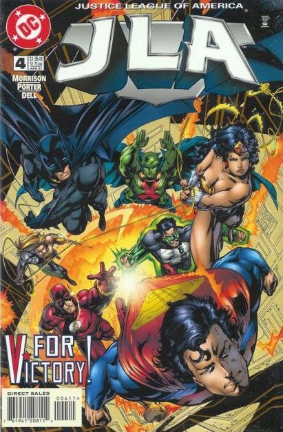 JLA New World Order, Invaders From Mars |  Issue#4 | Year:1997 | Series: JLA | Pub: DC Comics | Direct Edition