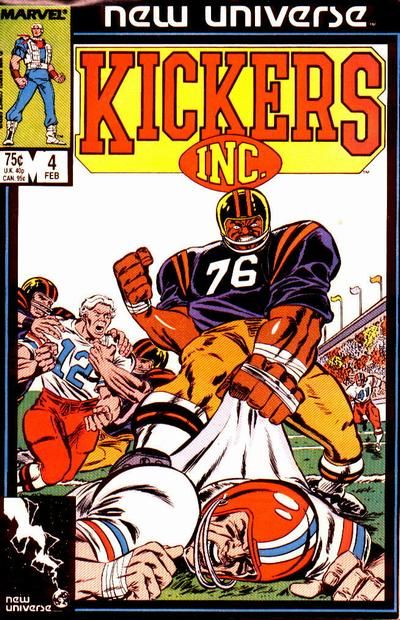 Kickers Inc. Cry Vengeance |  Issue#4A | Year:1987 | Series: New Universe | Pub: Marvel Comics | Direct Edition