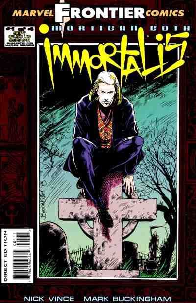 Mortigan Goth: Immortalis The Devil's Due |  Issue#1 | Year:1993 | Series: Frontier Comics | Pub: Marvel Comics | Foil Enhanced Cover
