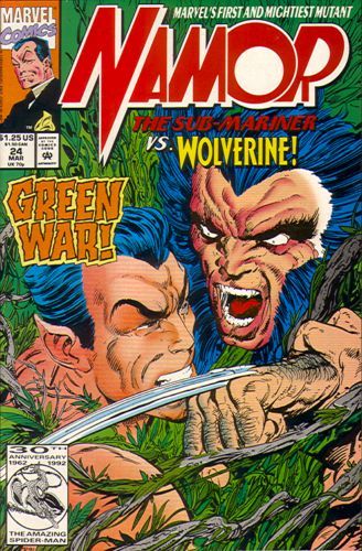 Namor, the Sub-Mariner "Greenwich Village, New York. A House Which Few In This Vast City Have Ever Seen . . ." |  Issue#24A | Year:1992 | Series: Sub-Mariner | Pub: Marvel Comics | Direct Edition