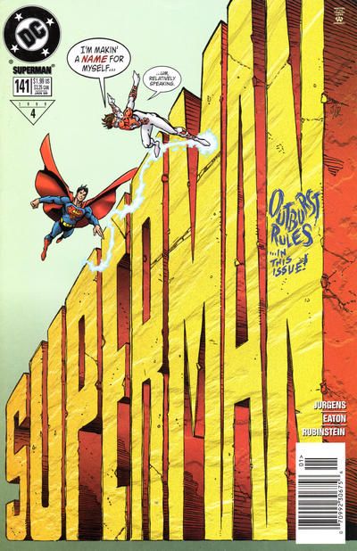 Superman, Vol. 2 Introducing Outburst |  Issue#141B | Year:1999 | Series: Superman | Pub: DC Comics | Newsstand Edition