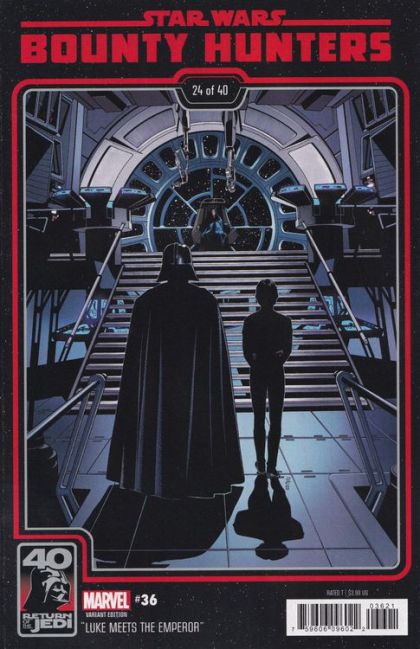Star Wars: Bounty Hunters (Marvel Comics) A Perilous Bargain |  Issue#36B | Year:2023 | Series: Star Wars | Pub: Marvel Comics | Chris Sprouse Return Of The Jedi 40th Anniversary Variant