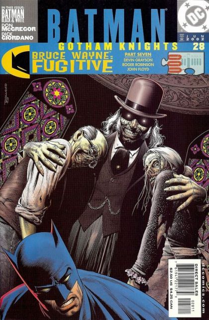 Batman: Gotham Knights Bruce Wayne: Fugitive - The Mortician, Anti-Hero / The Edge of a Dime |  Issue#28A | Year:2002 | Series:  | Pub: DC Comics | Direct Edition