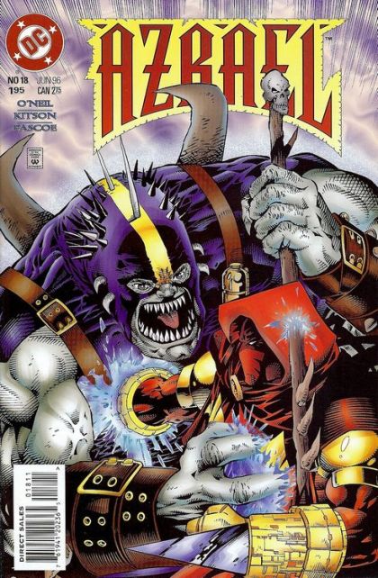 Azrael, Vol. 1 Angel In Flames, Part Two |  Issue#18A | Year:1996 | Series:  | Pub: DC Comics | Direct Edition