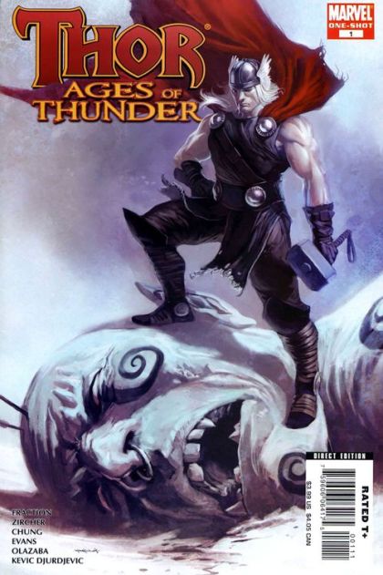 Thor: Ages of Thunder Thor:  Ages of Thunder |  Issue#1A | Year:2008 | Series: Thor | Pub: Marvel Comics | Marko Djurdjević Regular