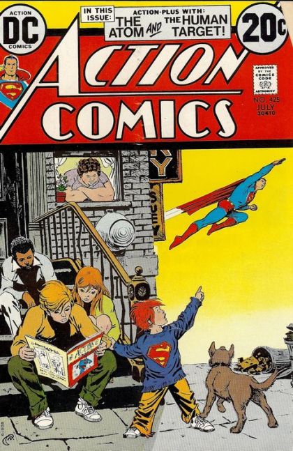 Action Comics, Vol. 1 The Last Moa on Earth!; The Atom: 13 Old Men Who Run the World!; The Human Target: The Short-Walk-To-Disaster Contract!, Clause 1: I Have a Cousin in the Business... |  Issue#425 | Year:1973 | Series:  | Pub: DC Comics |
