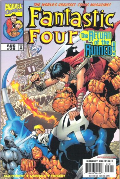 Fantastic Four, Vol. 3 "Since The Last Time We Saw Paris--Itza Been Ruined!" |  Issue#20A | Year:1999 | Series: Fantastic Four | Pub: Marvel Comics |