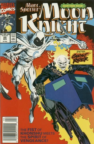 Marc Spector: Moon Knight Ghosts of the Past |  Issue#25 | Year:1991 | Series: Moon Knight | Pub: Marvel Comics |