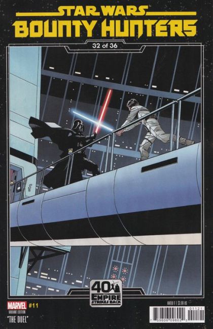 Star Wars: Bounty Hunters (Marvel Comics) The Great Hunt Of Malastare |  Issue#11B | Year:2021 | Series: Star Wars | Pub: Marvel Comics | Chris Sprouse The Empire Strikes Back 40th Aniverssary Variant