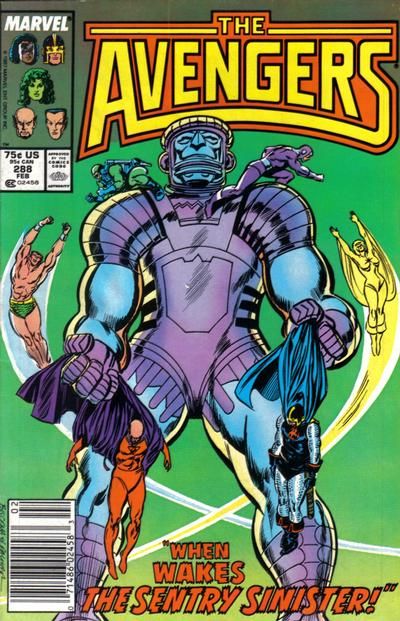 The Avengers, Vol. 1 Heavy Metal! |  Issue#288B | Year:1988 | Series: Avengers | Pub: Marvel Comics | Newsstand Edition