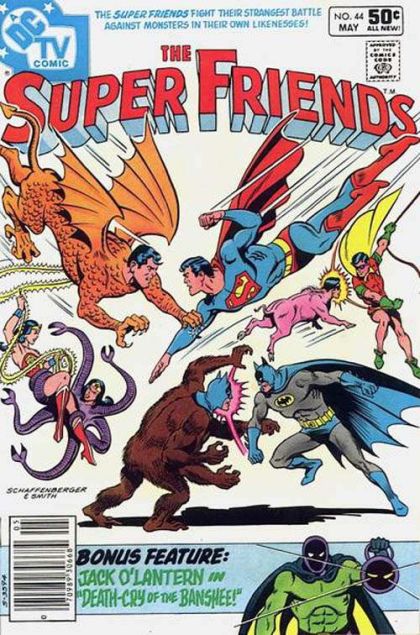 Super Friends, Vol. 1 Peril Of The Forgotten Identities / The Death-Cry Of The Banshee |  Issue#44B | Year:1981 | Series: Super Friends | Pub: DC Comics