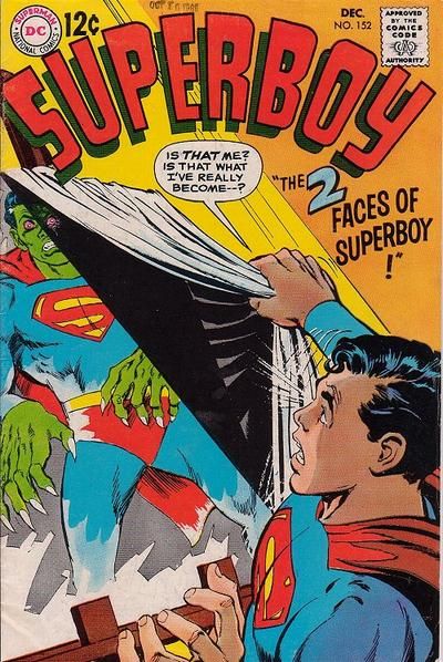 Superboy, Vol. 1 The 2 Faces Of Superboy! |  Issue#152 | Year:1968 | Series: Superboy | Pub: DC Comics |