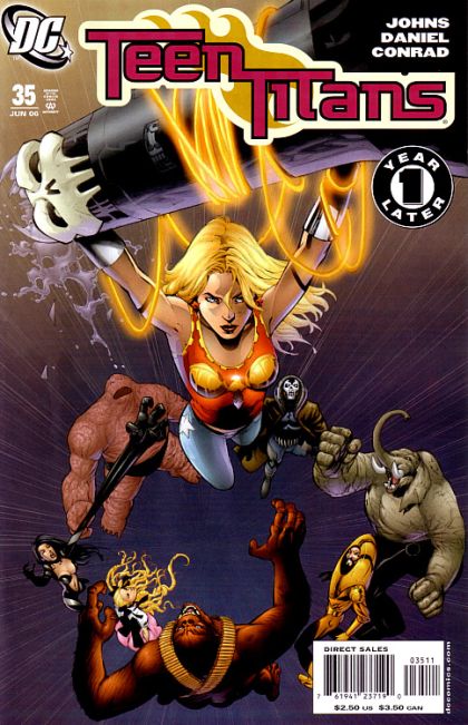 Teen Titans, Vol. 3 The New Teen Titans, Part 2 |  Issue#35A | Year:2006 | Series: Teen Titans | Pub: DC Comics | Direct Edition