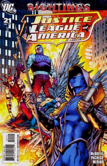 Justice League of America, Vol. 2 Final Crisis - The Gathering Crisis |  Issue#21 | Year:2008 | Series: Justice League | Pub: DC Comics | Regular Carlos Pacheco, Jesús Merino & Alex Sinclair Cover