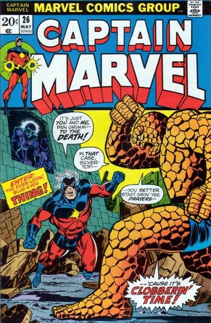 Captain Marvel, Vol. 1 Thanos War, Betrayal! |  Issue#26A | Year:1973 | Series: Captain Marvel | Pub: Marvel Comics | Regular Edition