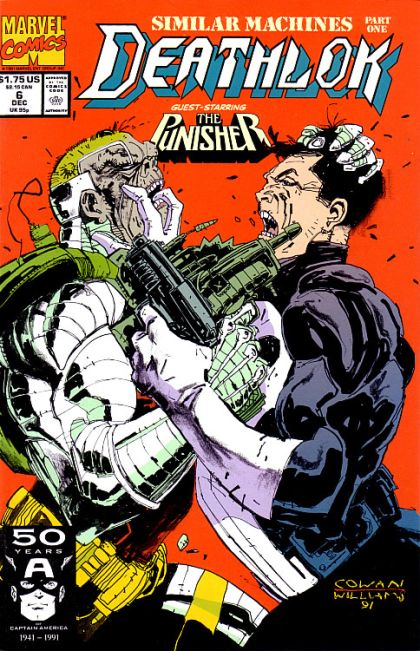 Deathlok, Vol. 2 Similar Machines, Part 1: Fathers' Anguish |  Issue#6A | Year:1991 | Series: Deathlok | Pub: Marvel Comics | Direct Edition
