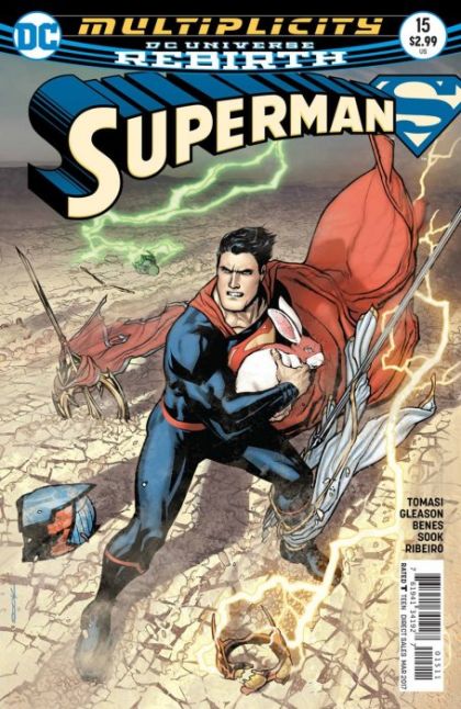 Superman, Vol. 4 Multiplicity, Part 2 |  Issue#15A | Year:2017 | Series: Superman | Pub: DC Comics | Patrick Gleason Regular