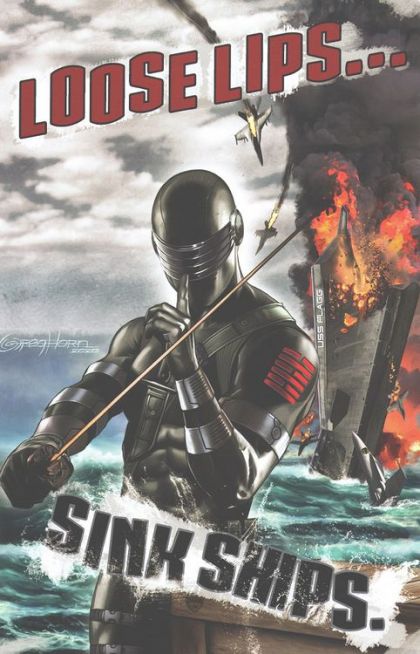 Snake Eyes Deadgame  |  Issue#1P | Year:2020 | Series:  | Pub: IDW Publishing | Greg Horn www.GregHornArt.Com "Loose Lips, Sinks Ship" Retailer Exclusive Variant Cover A (Ltd. 1000)