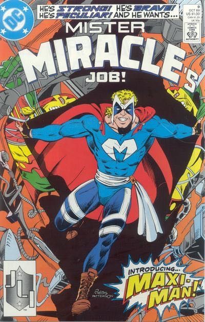 Mister Miracle, Vol. 2 Hero is a Four Letter Word |  Issue#9A | Year:1989 | Series: Mister Miracle | Pub: DC Comics | Direct Edition