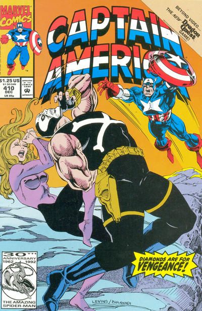 Captain America, Vol. 1 Diamonds Are For Vengeance |  Issue#410A | Year:1992 | Series: Captain America | Pub: Marvel Comics |