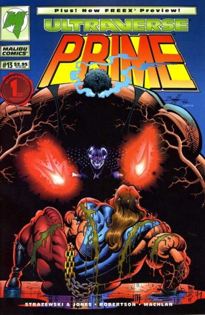 Prime, Vol. 1 Double Dangerous |  Issue#13A | Year:1994 | Series: Prime | Pub: Malibu Comics |