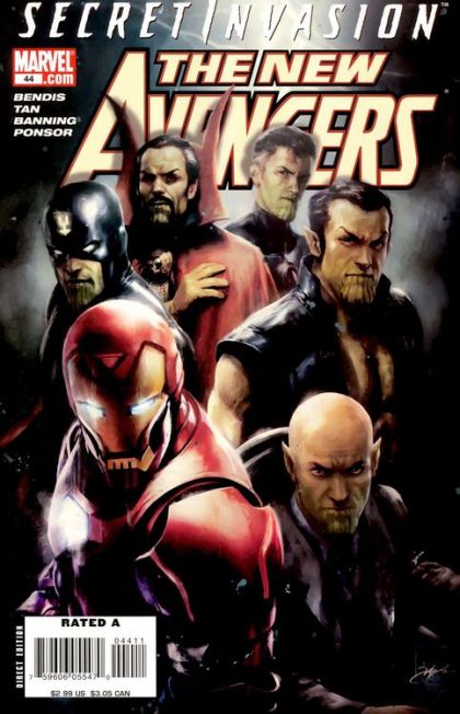 New Avengers, Vol. 1 Secret Invasion  |  Issue#44A | Year:2008 | Series:  | Pub: Marvel Comics | Aleksi Briclot Regular