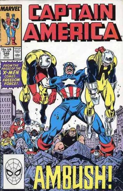 Captain America, Vol. 1 Ambush |  Issue#346A | Year:1988 | Series: Captain America | Pub: Marvel Comics |