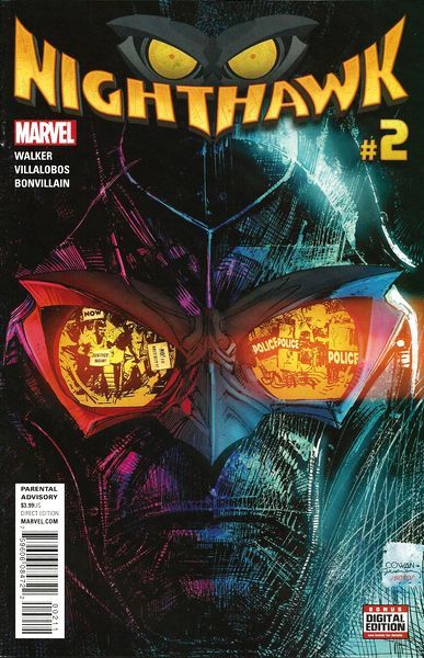 Nighthawk, Vol. 2  |  Issue#2A | Year:2016 | Series:  | Pub: Marvel Comics | Denys Cowan & Bill Sienkiewicz Regular