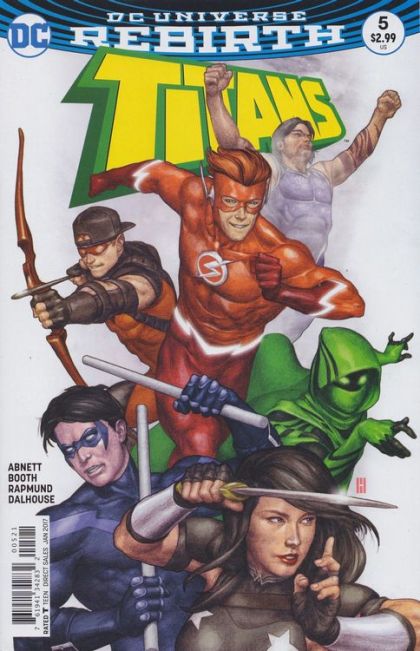 Titans, Vol. 3 The Return of Wally West, Part 5: Run For Their Lives |  Issue#5B | Year:2016 | Series:  | Pub: DC Comics | Variant Mike Choi Cover