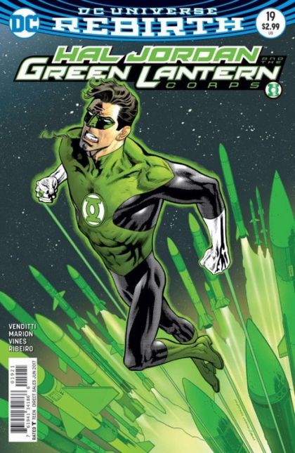 Hal Jordan and the Green Lantern Corps The Prism of Time, Part Two |  Issue#19B | Year:2017 | Series: Green Lantern | Pub: DC Comics | Kevin Nowlan Variant Cover