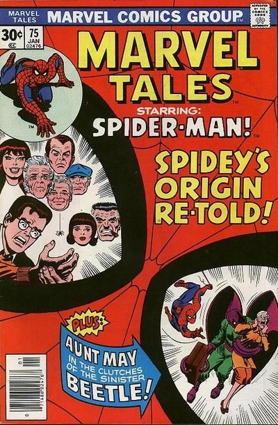 Marvel Tales, Vol. 2 Spider-Man: On Wings of Death |  Issue#75 | Year:1977 | Series: Spider-Man | Pub: Marvel Comics |