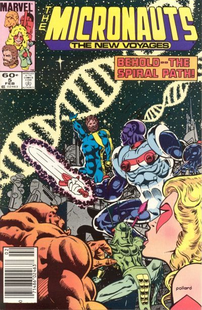 Micronauts, Vol. 2 Death, Sleep and the Traveler! |  Issue#5B | Year:1985 | Series: Micronauts | Pub: Marvel Comics | Newsstand Edition