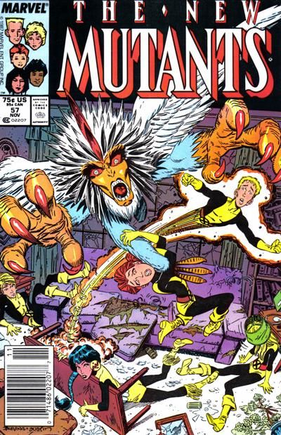 New Mutants, Vol. 1 Birds of a Feather |  Issue#57B | Year:1987 | Series: New Mutants | Pub: Marvel Comics |
