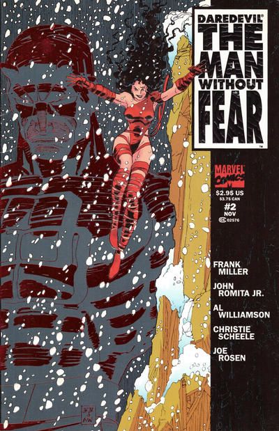 Daredevil: The Man Without Fear The Man Without Fear |  Issue#2B | Year:1993 | Series: Daredevil | Pub: Marvel Comics | Newsstand - Holofoil
