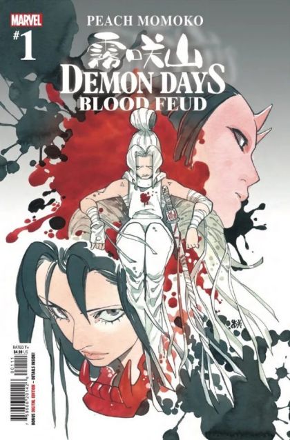Demon Days: Blood Feud  |  Issue#1A | Year:2022 | Series:  | Pub: Marvel Comics | Regular Peach Momoko Cover
