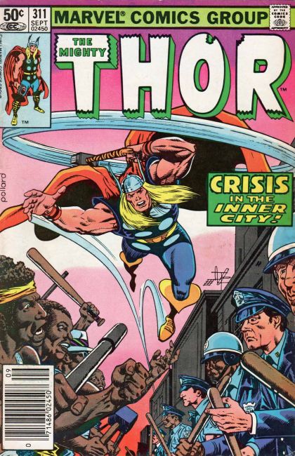 Thor, Vol. 1 Grief More Than A God May Bear / A Call To Arms! |  Issue#311B | Year:1981 | Series: Thor | Pub: Marvel Comics | Newsstand Edition