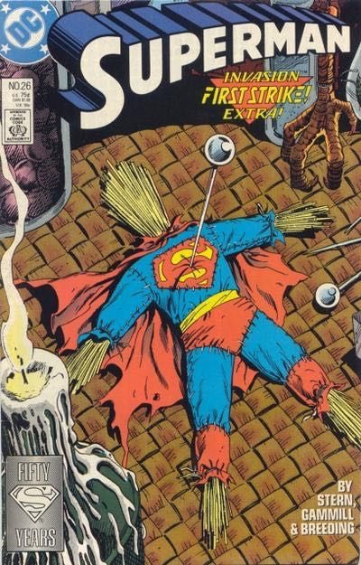 Superman, Vol. 2 Invasion - ...It's Just A Shot Away |  Issue#26A | Year:1988 | Series: Superman | Pub: DC Comics | Direct Edition