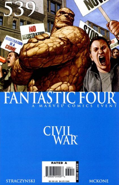 Fantastic Four, Vol. 3 Civil War - Decisions Made |  Issue#539A | Year:2006 | Series: Fantastic Four | Pub: Marvel Comics | Direct Edition