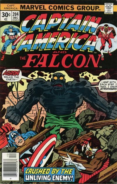 Captain America, Vol. 1 "The Unburied One!" |  Issue#204A | Year:1976 | Series: Captain America | Pub: Marvel Comics | Regular Edition