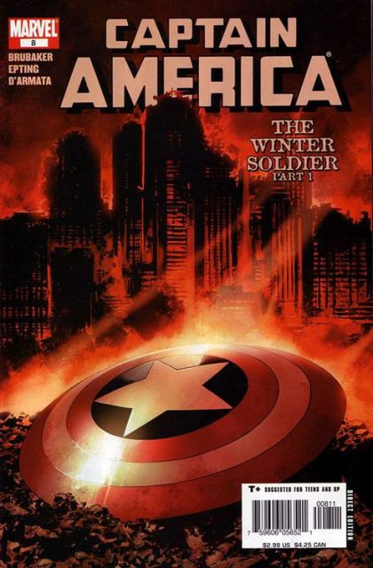 Captain America, Vol. 5 The Winter Soldier, Part 1 |  Issue#8A | Year:2005 | Series: Captain America | Pub: Marvel Comics | Steve Epting Regular