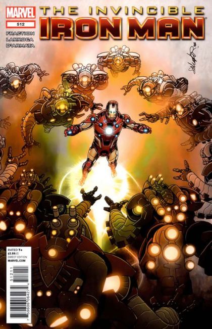 Invincible Iron Man, Vol. 1 Demon, Part 3: Control |  Issue#512A | Year:2012 | Series: Iron Man | Pub: Marvel Comics | Salvador Larroca Regular Cover