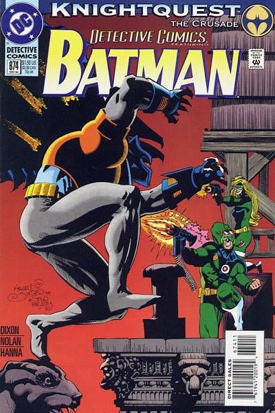 Detective Comics, Vol. 1 Knightquest: The Crusade - Out-Gunned |  Issue#674A | Year:1994 | Series: Detective Comics | Pub: DC Comics |