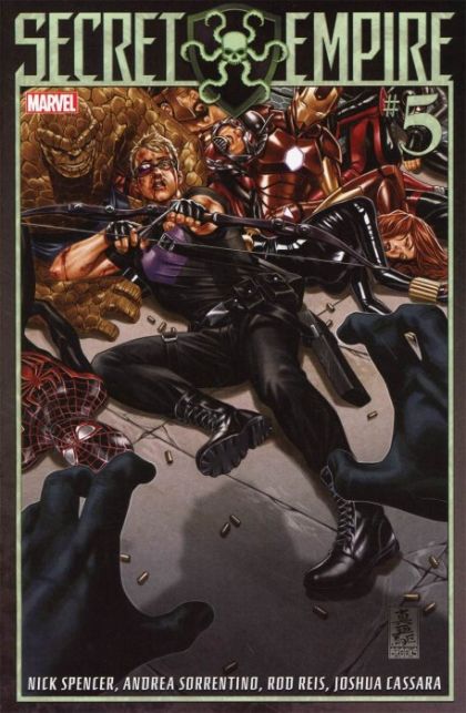 Secret Empire Secret Empire  |  Issue#5A | Year:2017 | Series:  | Pub: Marvel Comics | Regular Mark Brooks Cover