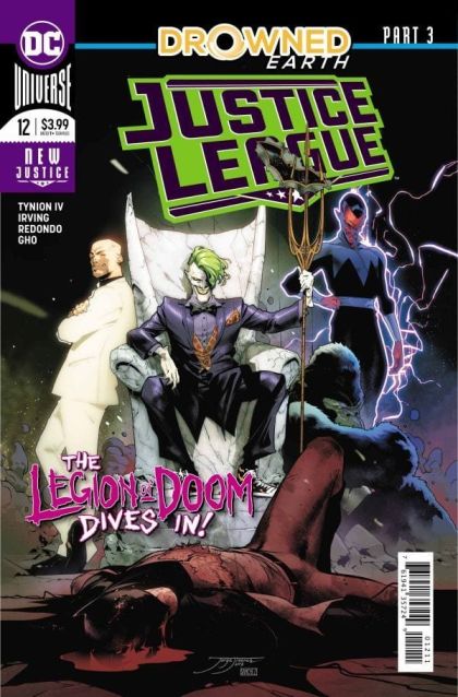 Justice League, Vol. 3 Drowned Earth - Drowned Earth, Part Three |  Issue#12A | Year:2018 | Series: Justice League | Pub: DC Comics | Jorge Jiménez Regular