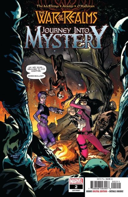 War of the Realms: Journey Into Mystery War of the Realms - War Of The Realms, Chapter Two: "They Who Became Powerfil" |  Issue#2A | Year:2019 | Series:  | Pub: Marvel Comics | Regular Valerio Schiti & David Curiel Cover